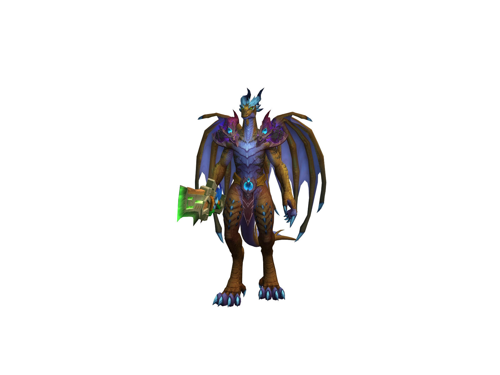 Bigmegadrago 3D character render