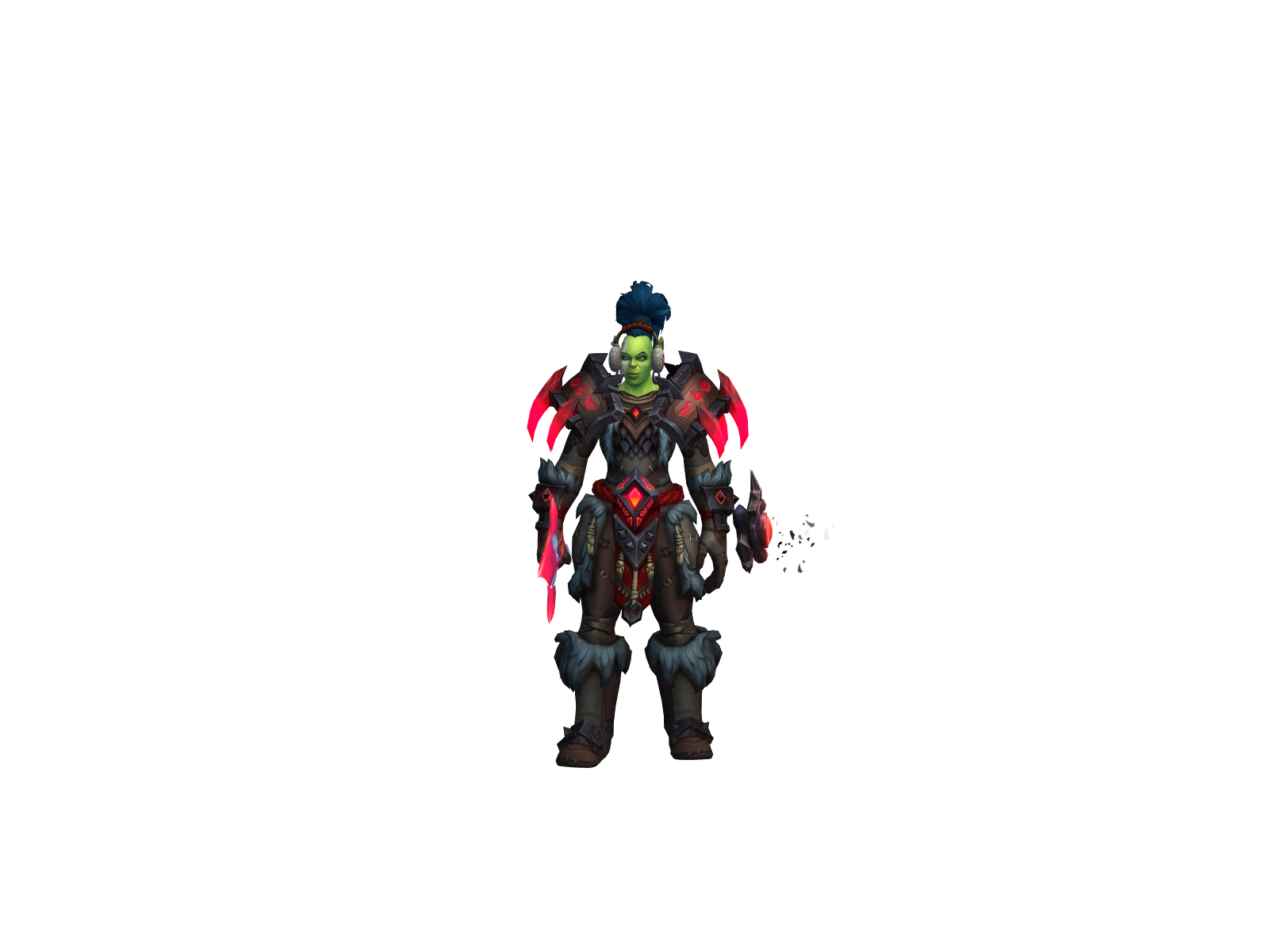 Buchisham 3D character render