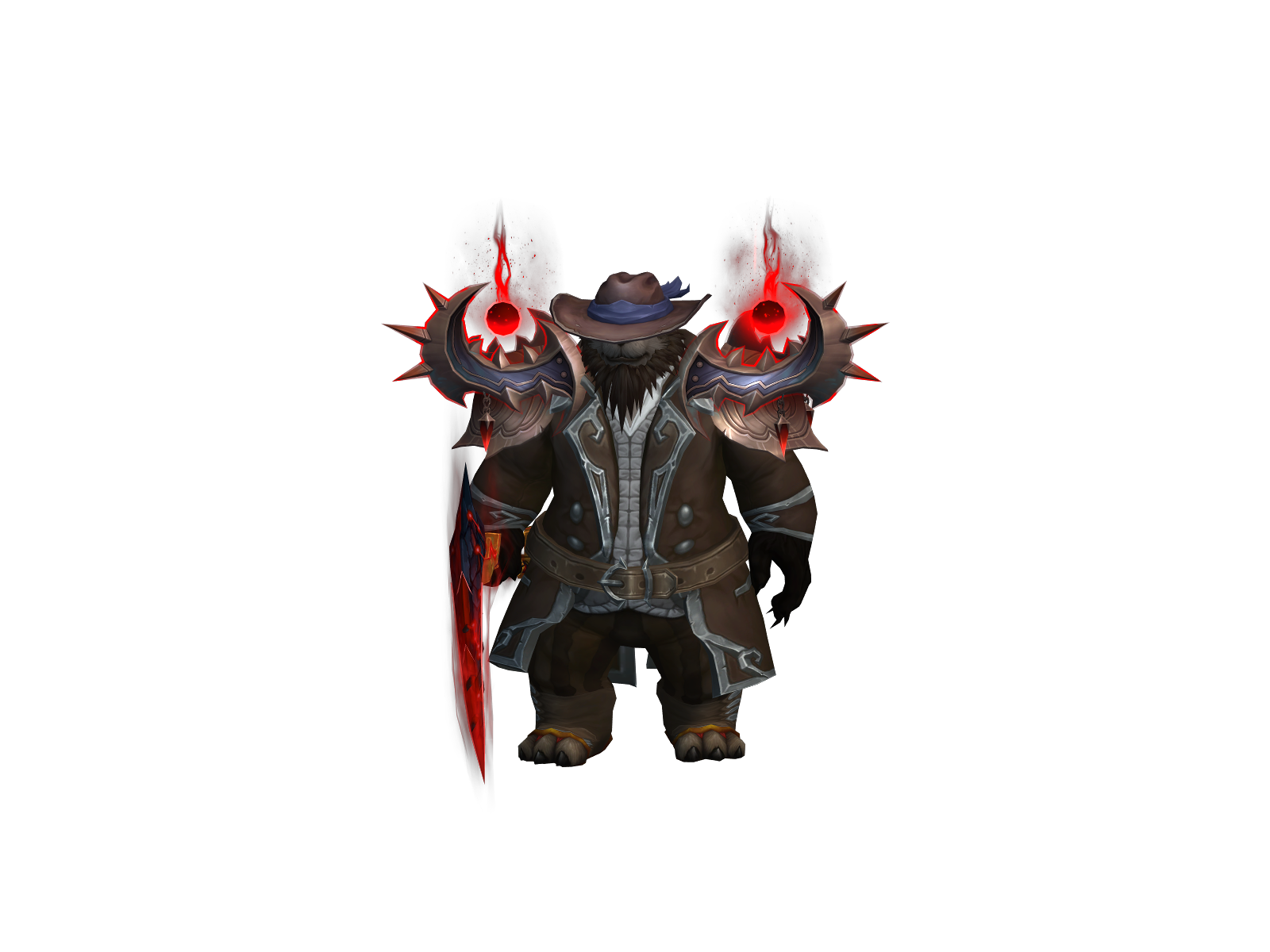 Pandanell 3D character render