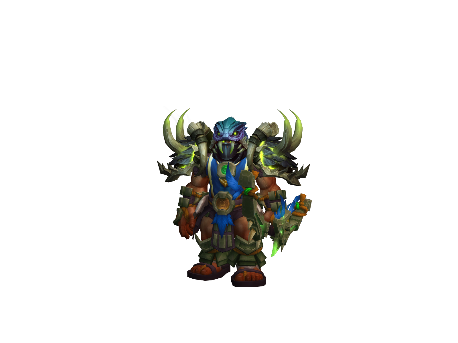 Blankskott 3D character render