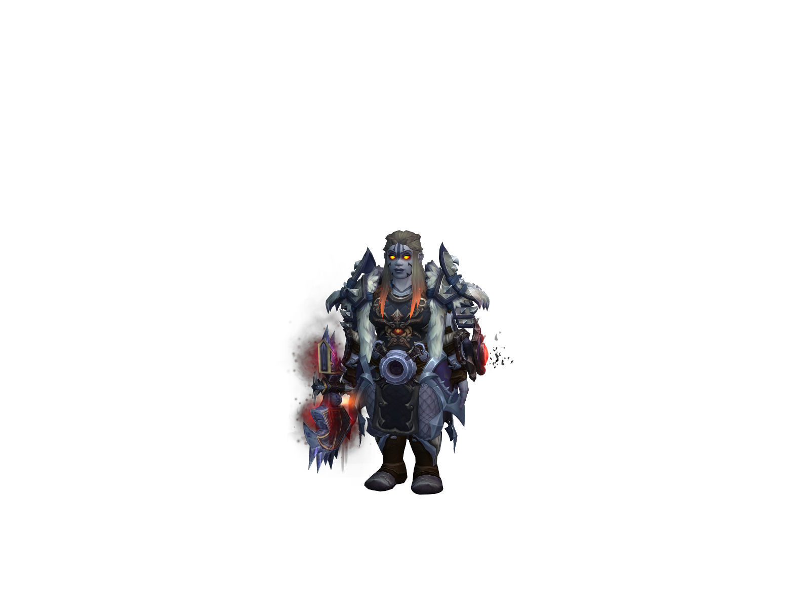 Blüe 3D character render