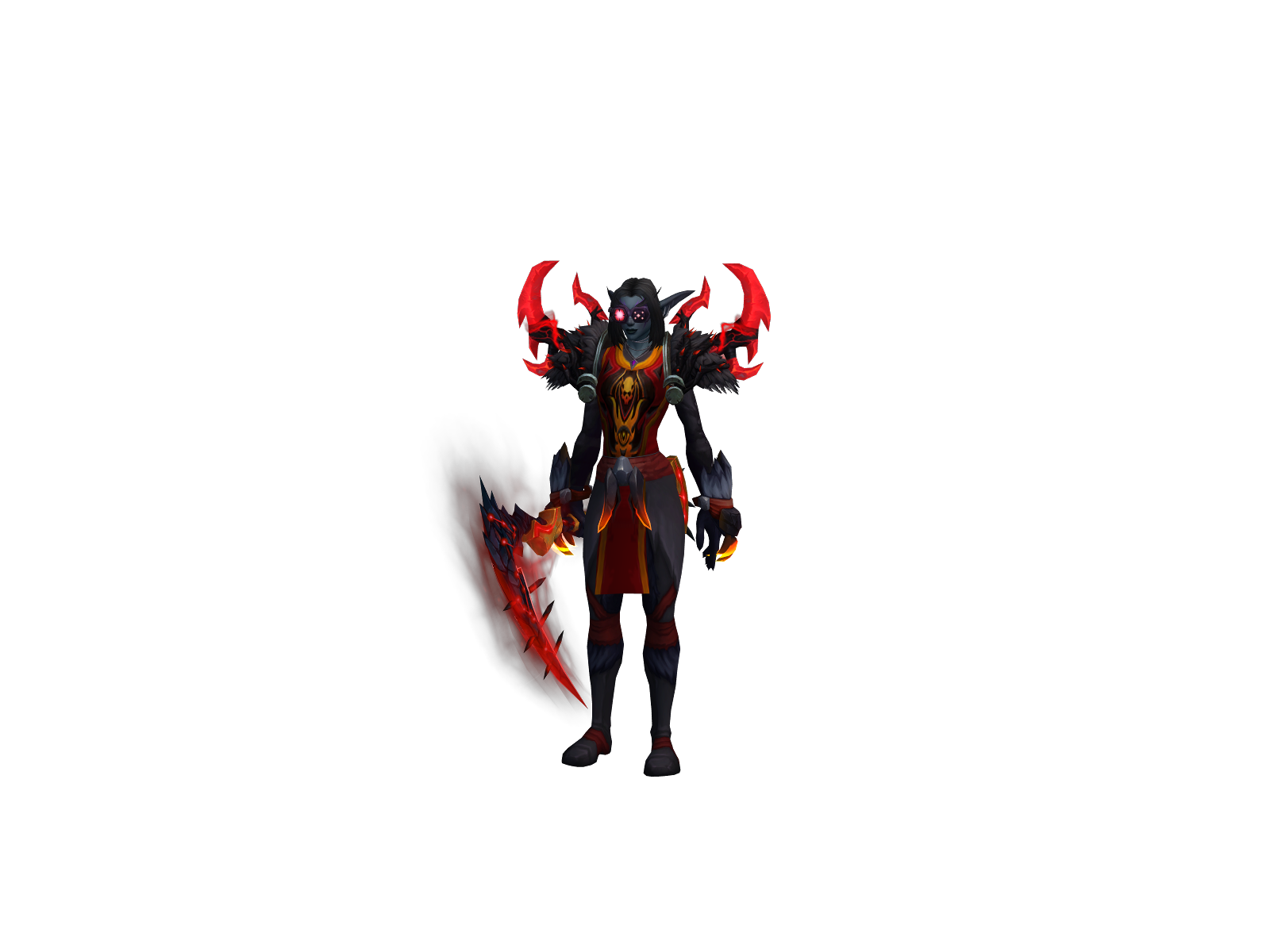 Skrrlock 3D character render