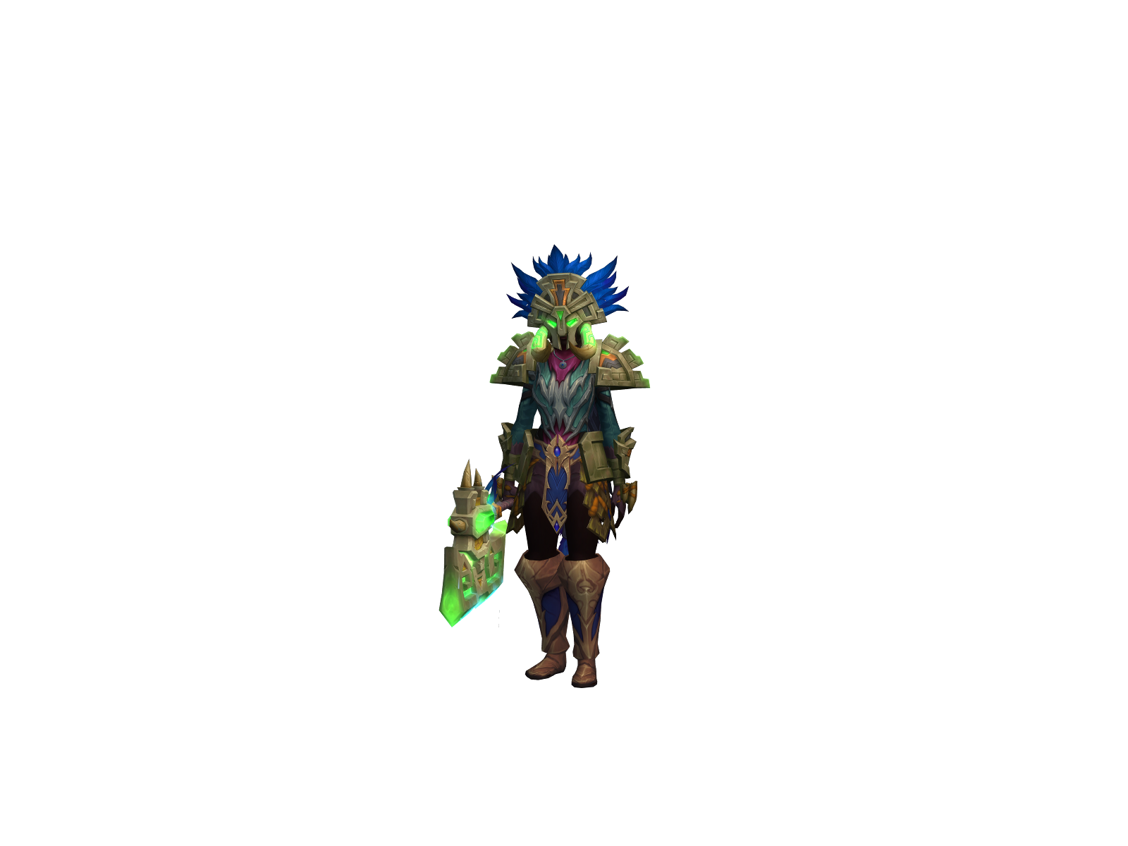 Deathsrus 3D character render