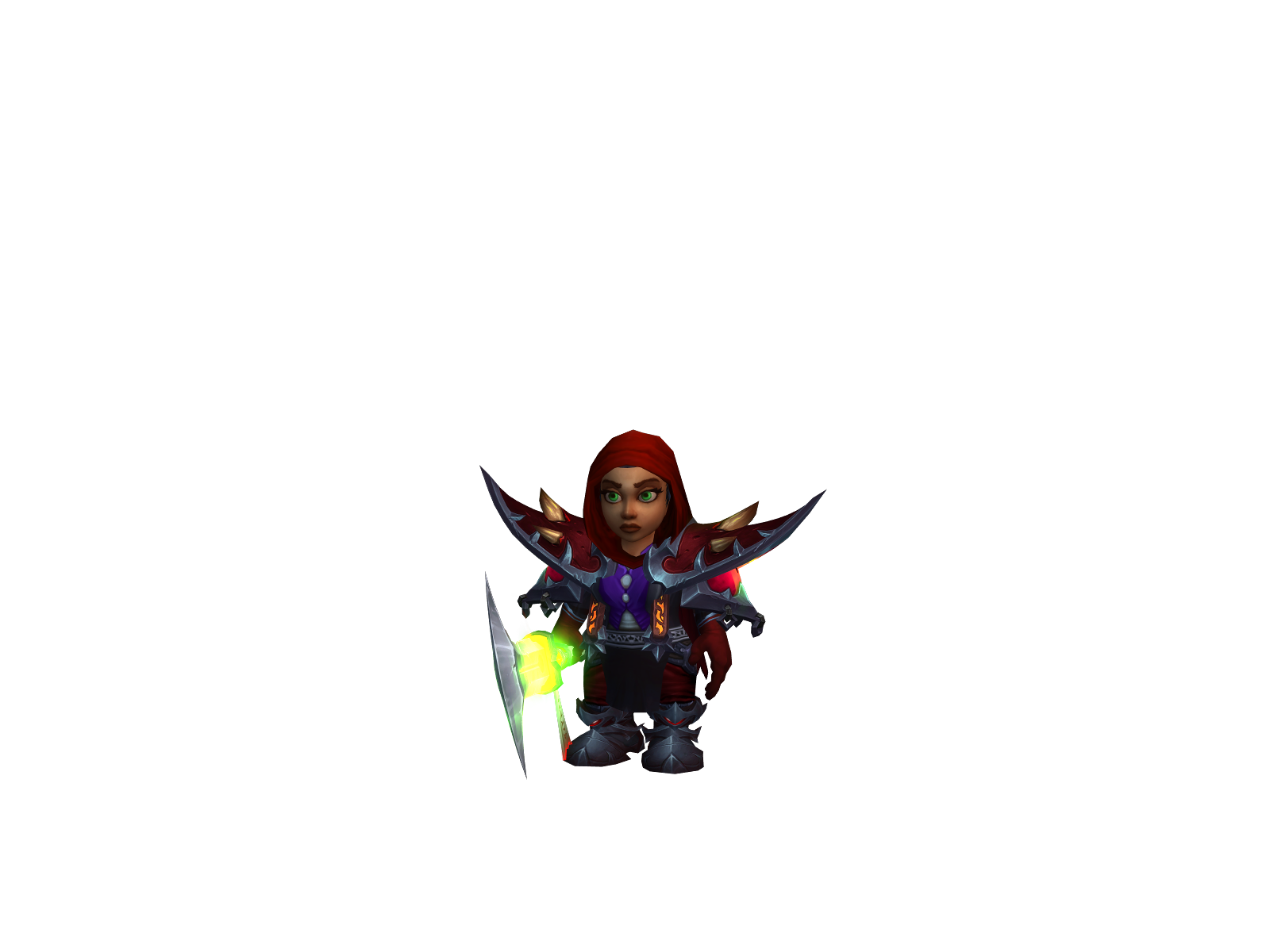 Tacts 3D character render