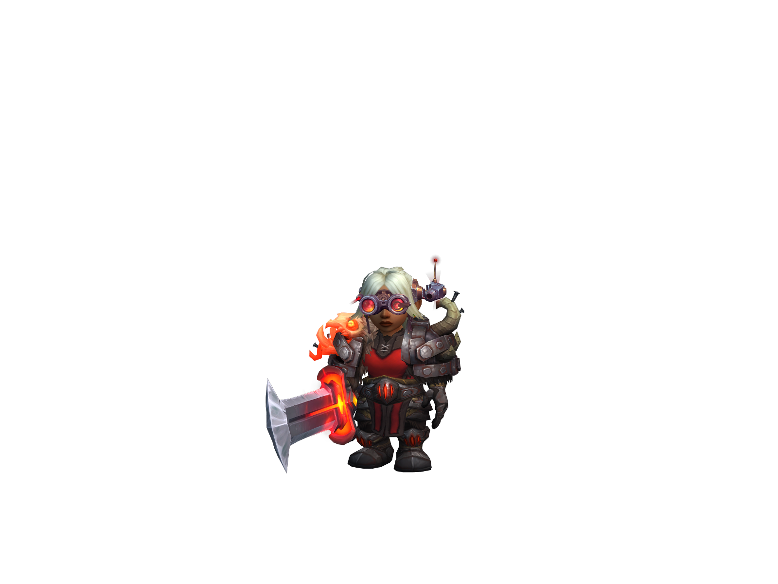 Mulad 3D character render