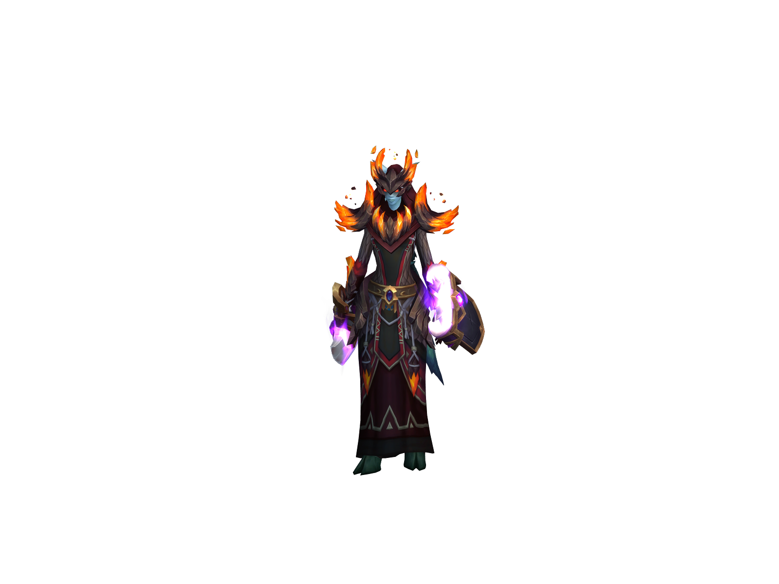Erekka 3D character render