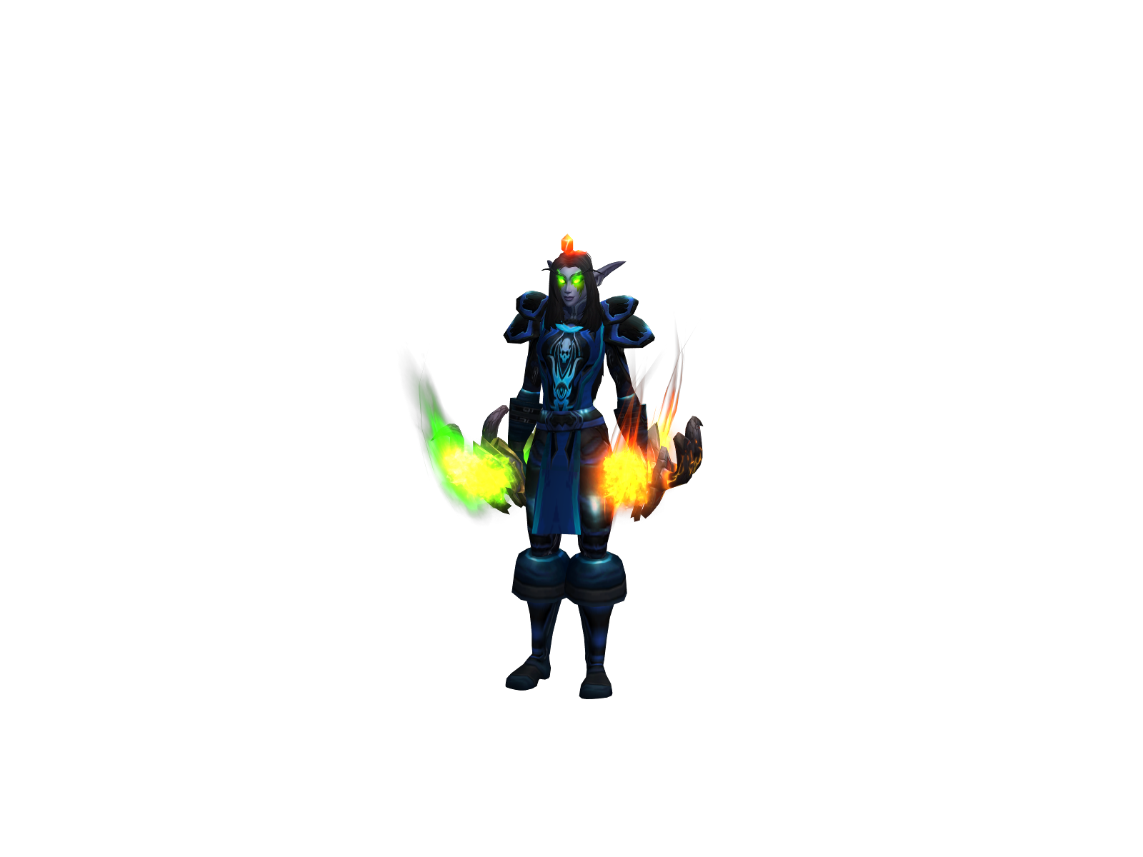 Synesthèsiá 3D character render