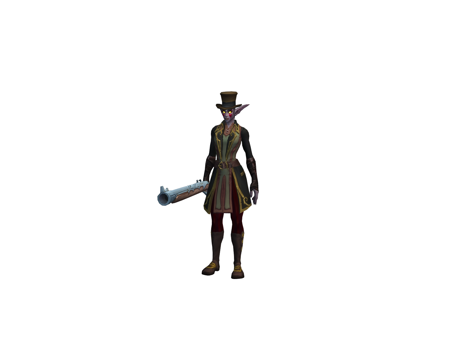Zirnitras 3D character render