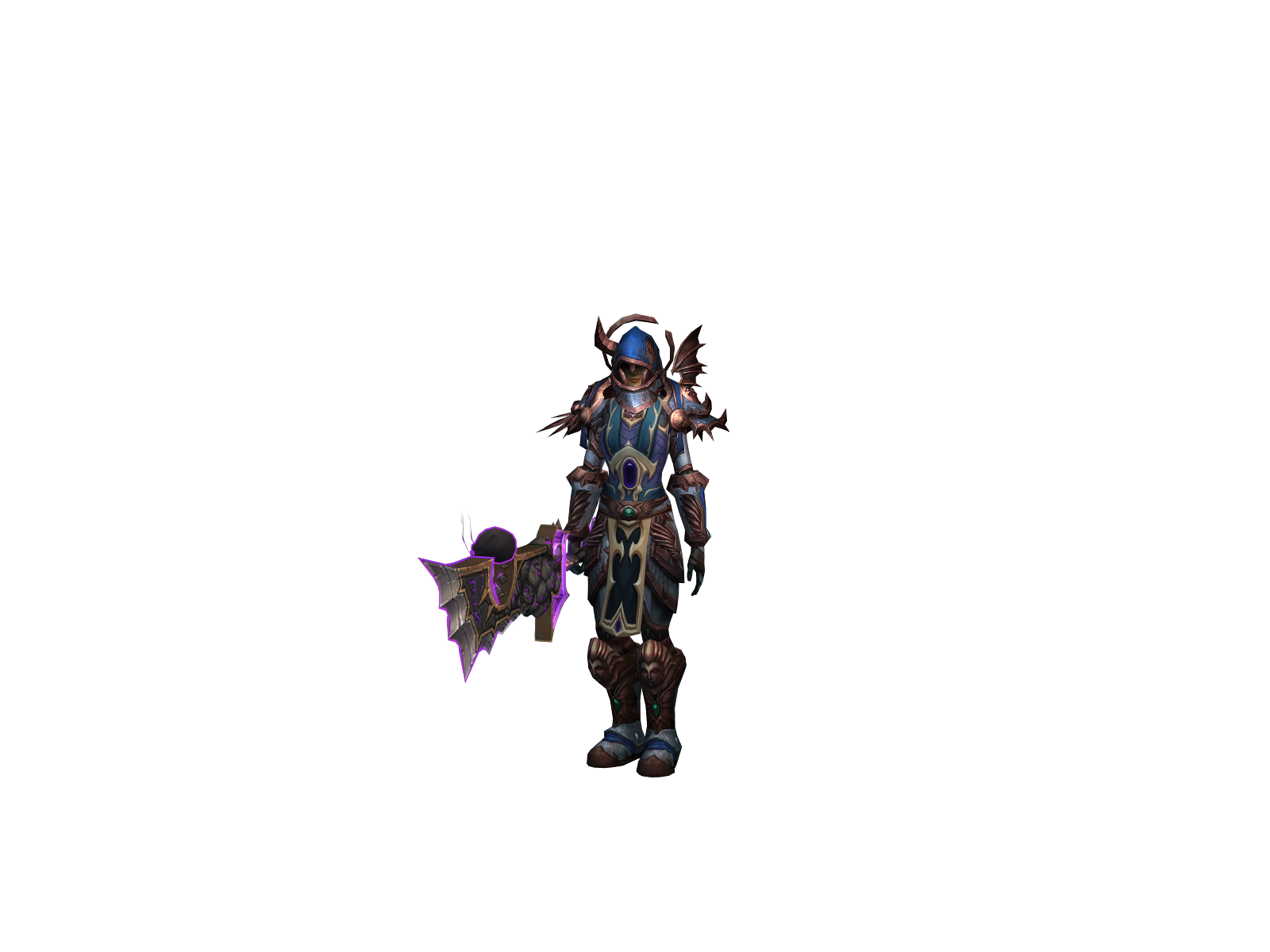 Equivalent 3D character render