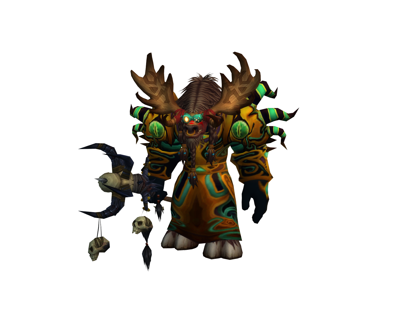 Gigamogged 3D character render
