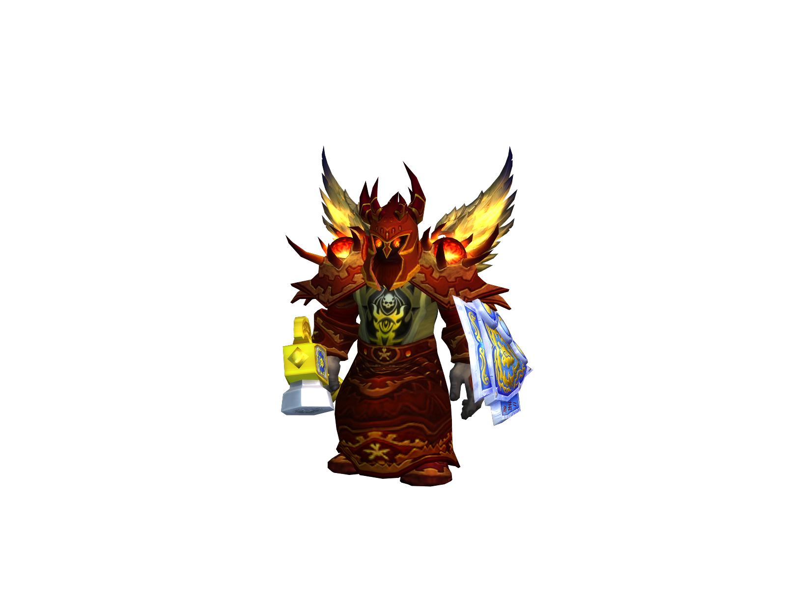 Shaflon 3D character render