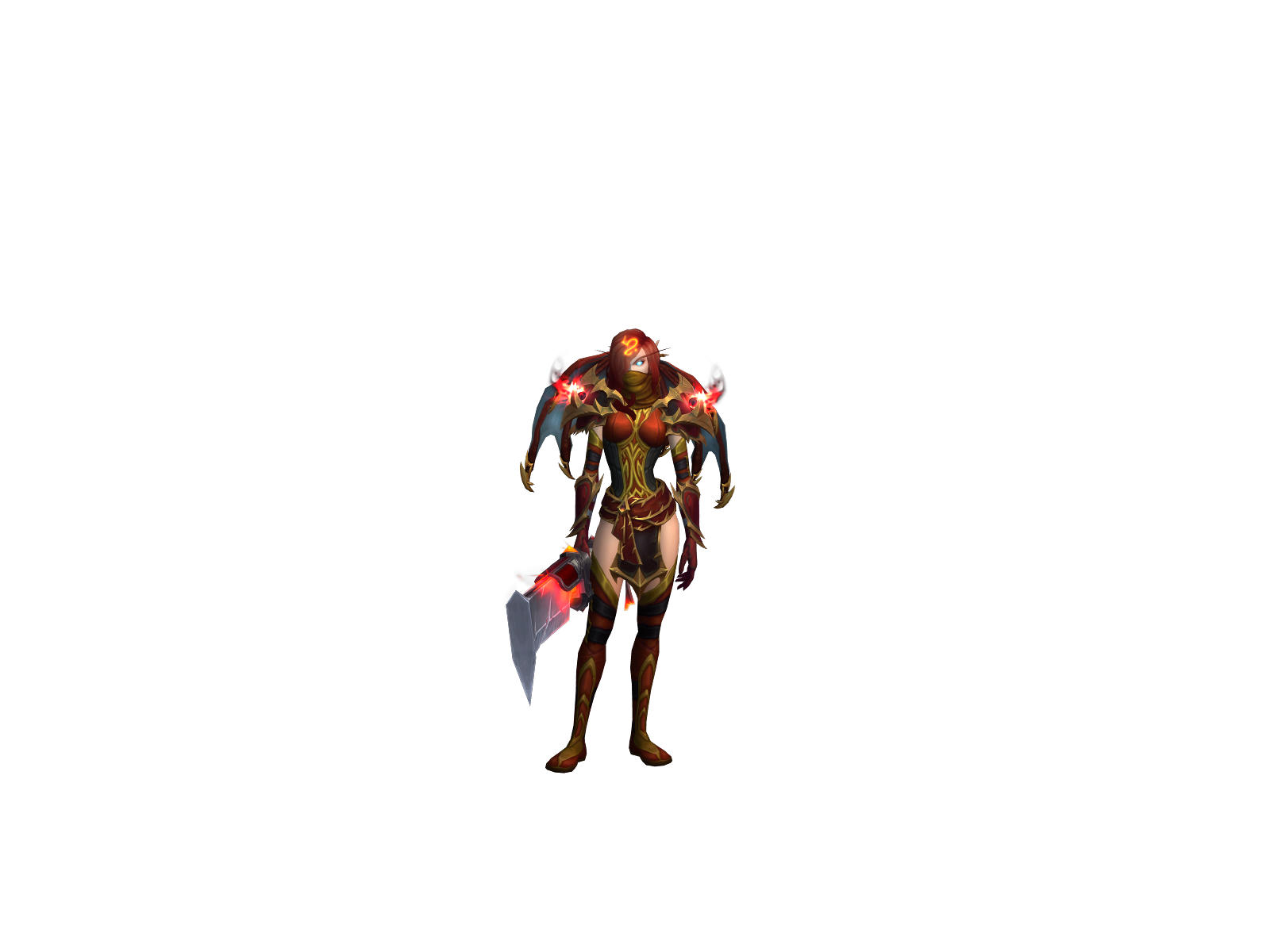 Ryuutempest 3D character render