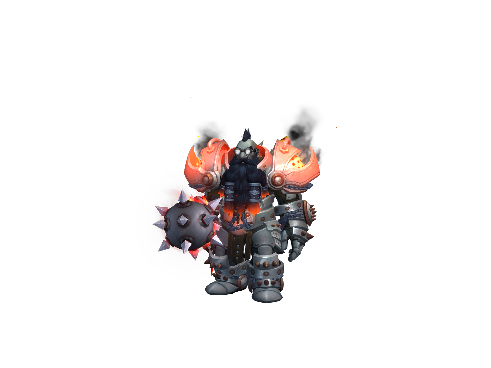 Moonblan 3D character render