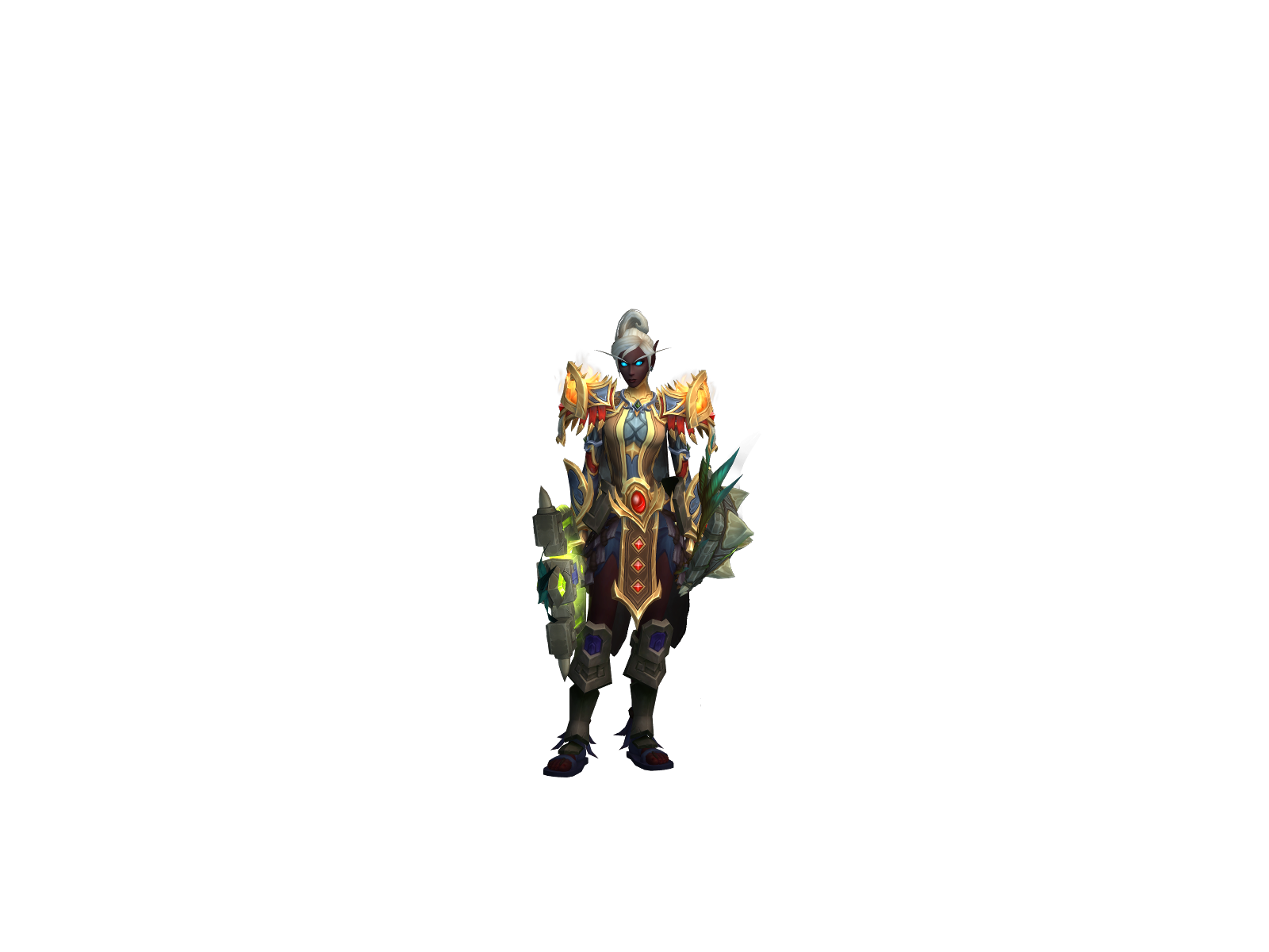 Blondied 3D character render