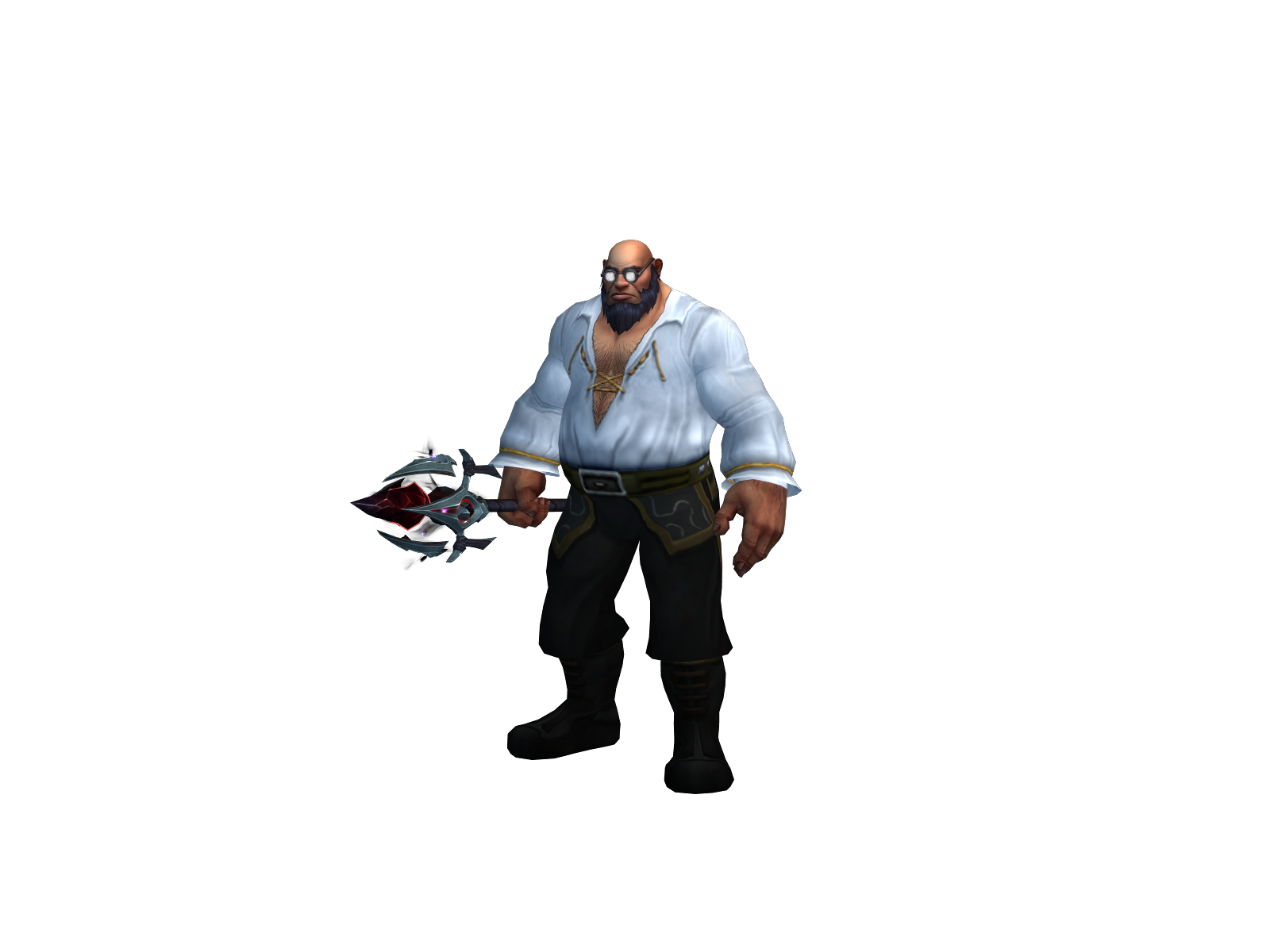 Destor 3D character render