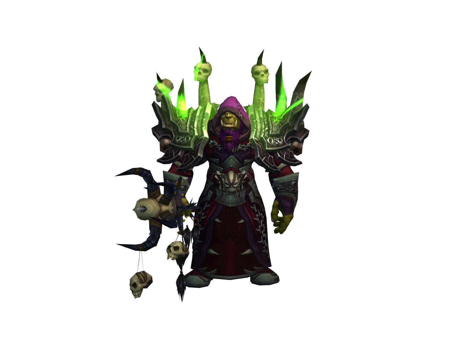 Darknium 3D character render