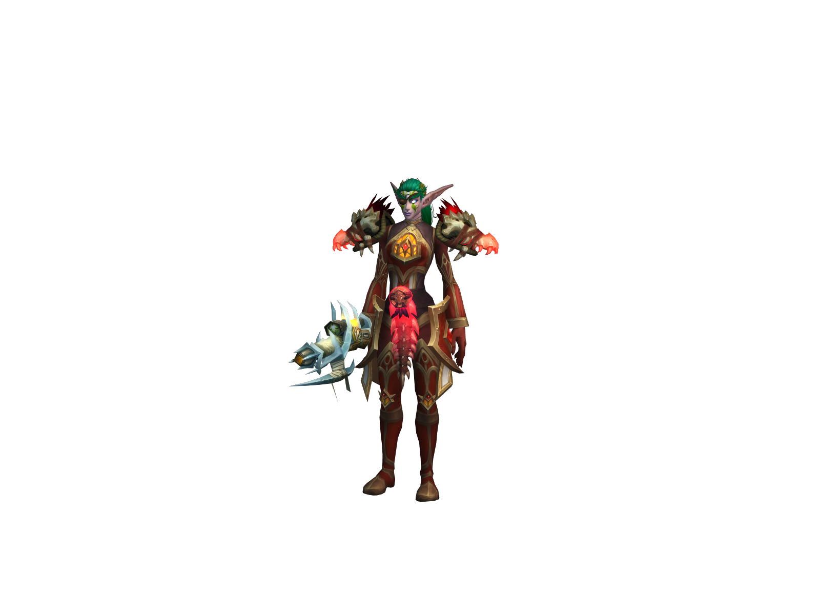 Allaz 3D character render