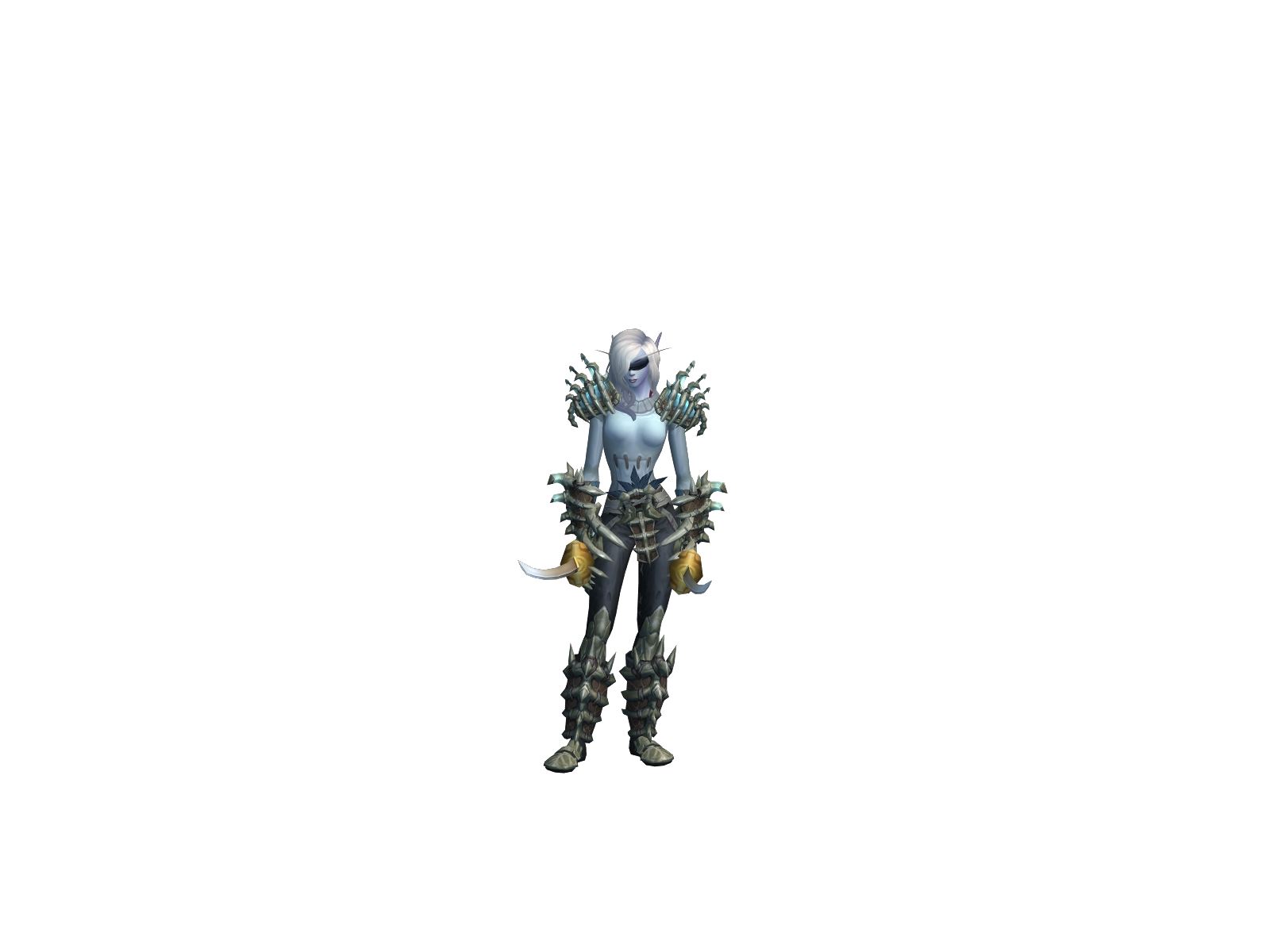 Akìaura 3D character render