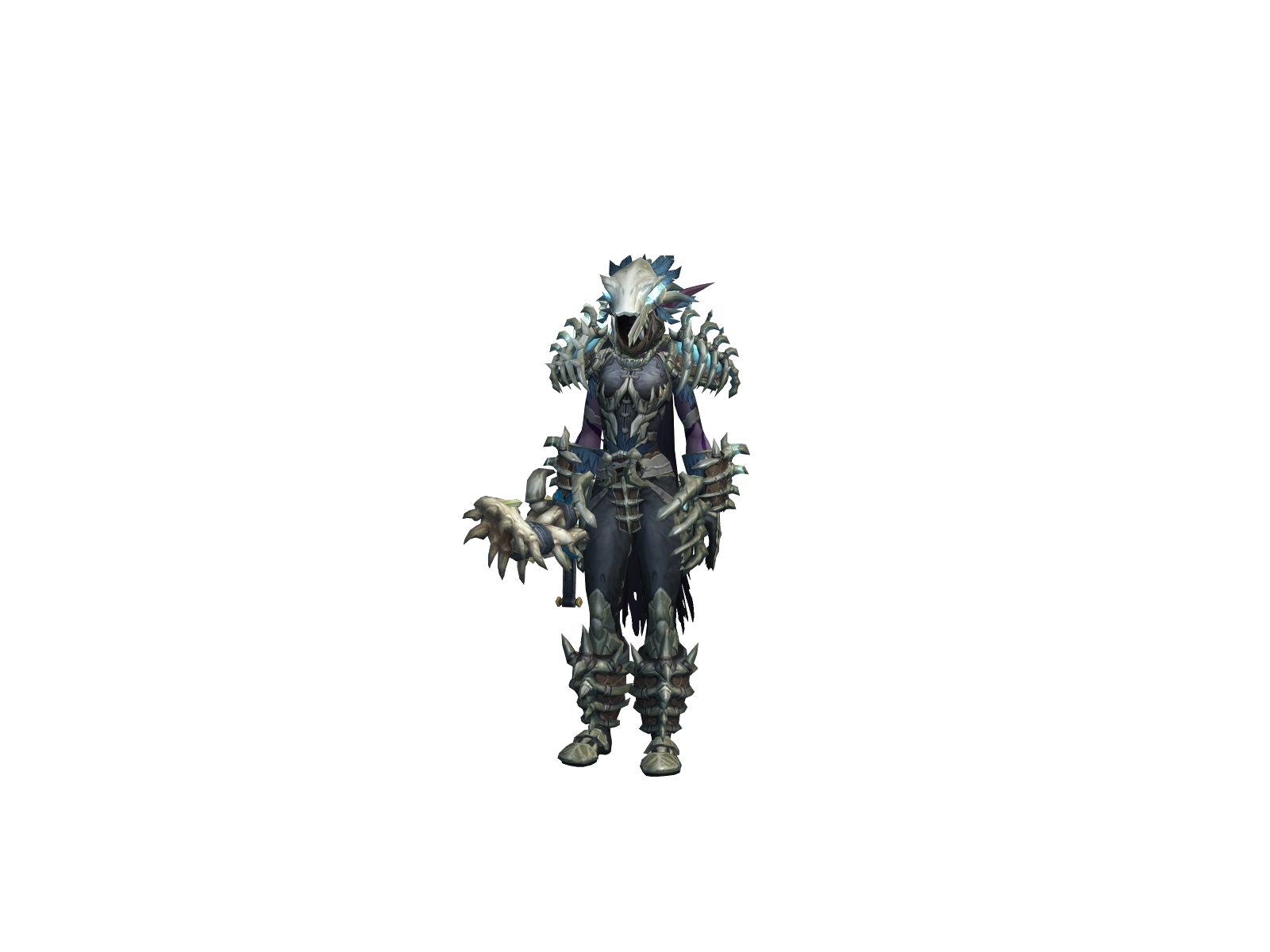Nyarlatotep 3D character render