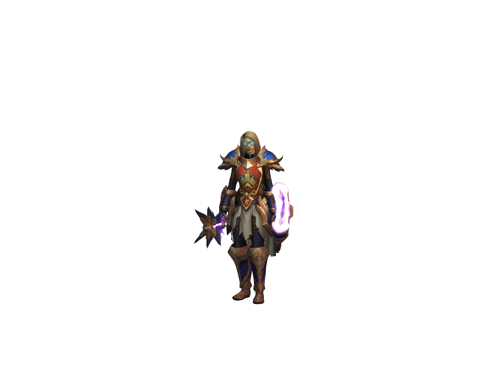 Crusaider 3D character render
