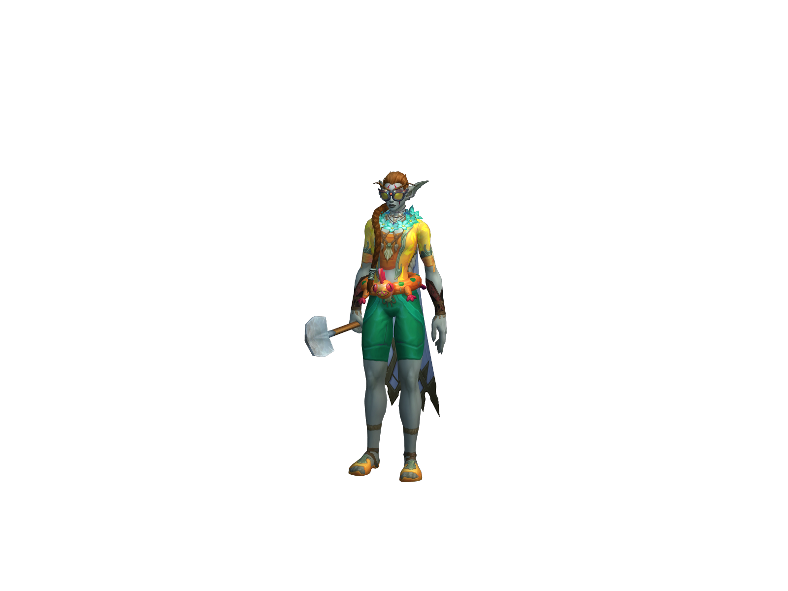 Beafymage 3D character render