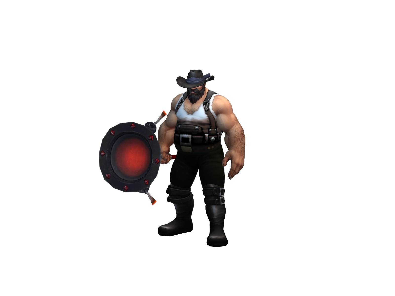 Viehtreiber 3D character render