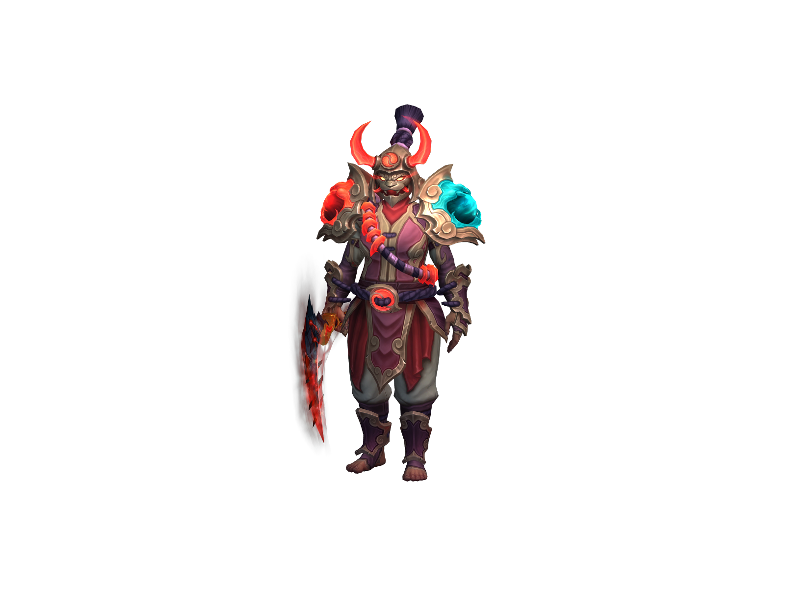 Zmeyblitz 3D character render