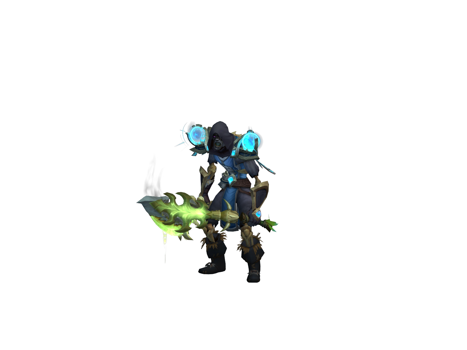 Spellshower 3D character render