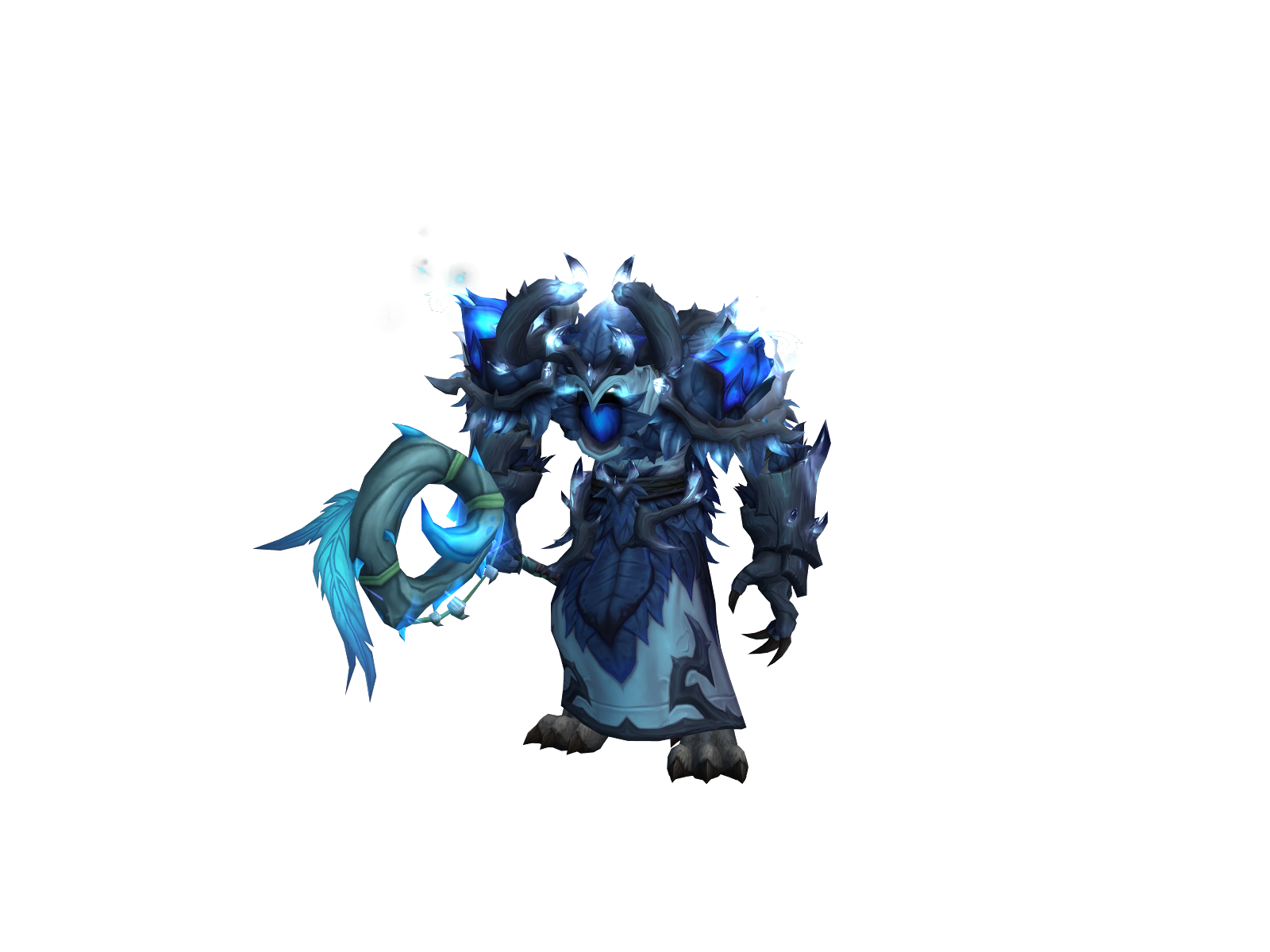 Kraziel 3D character render
