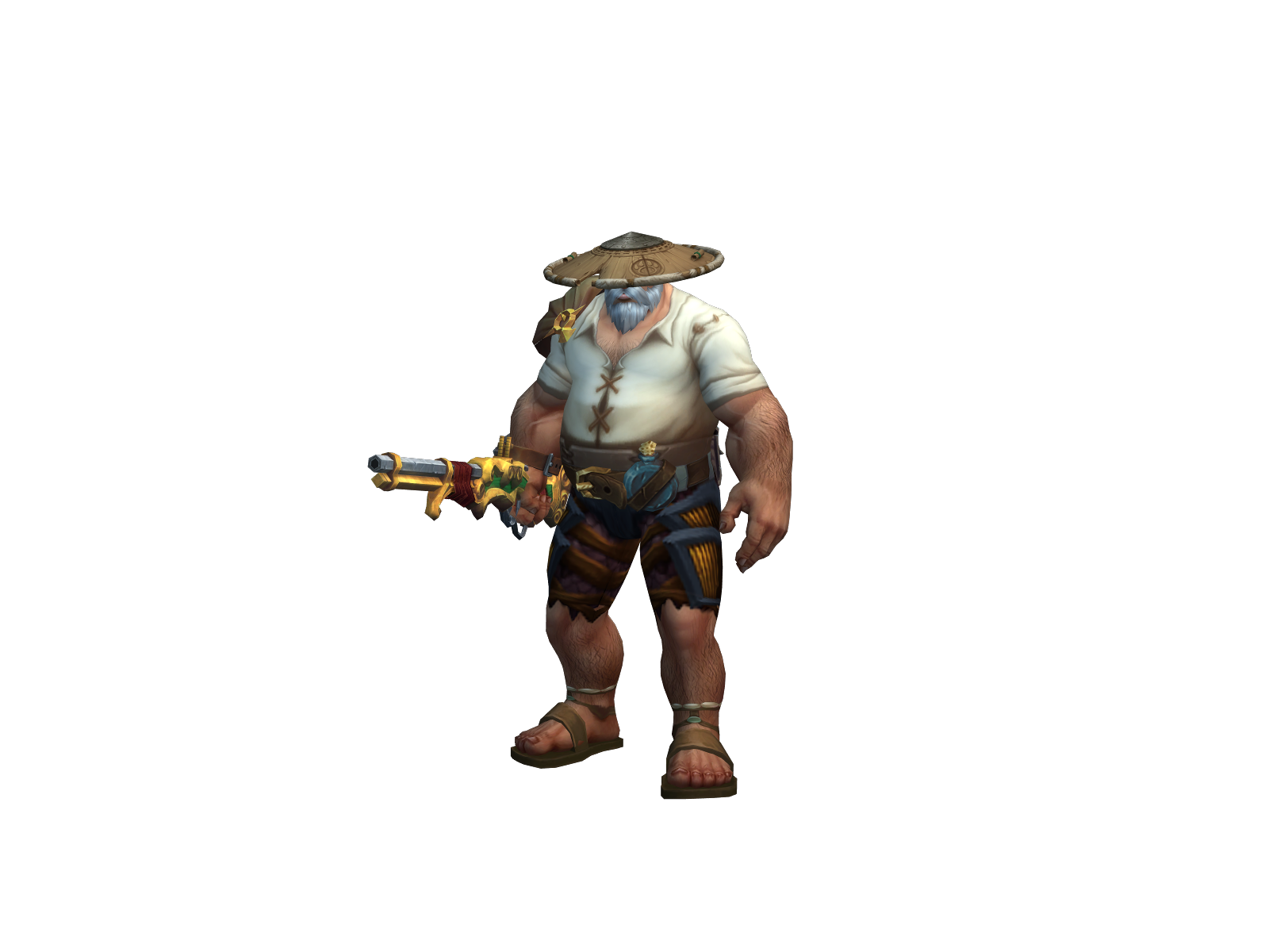 Rhobar 3D character render