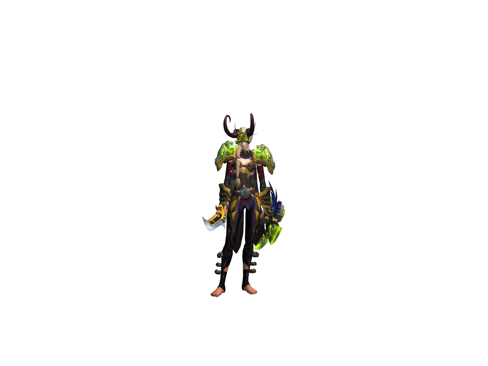 Demonlove 3D character render
