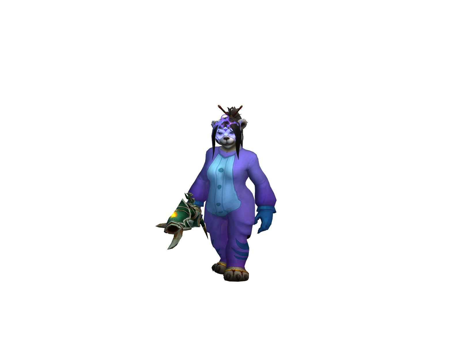 Pandaz 3D character render