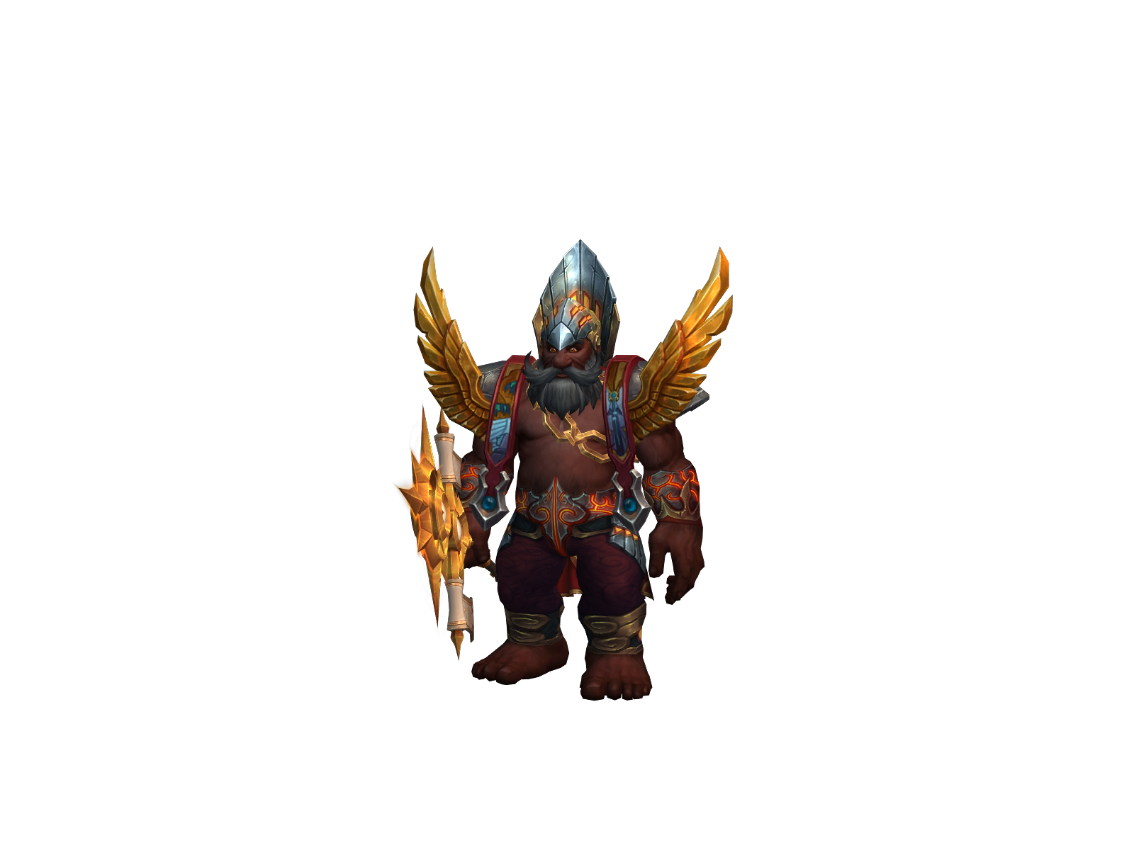 Flamel 3D character render