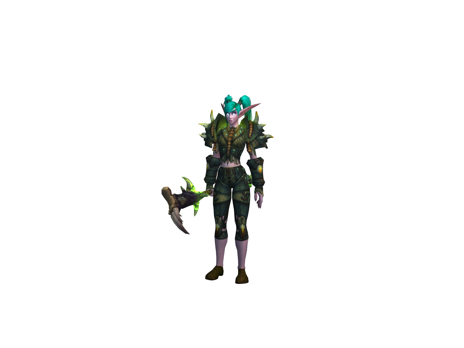 Надаеда 3D character render