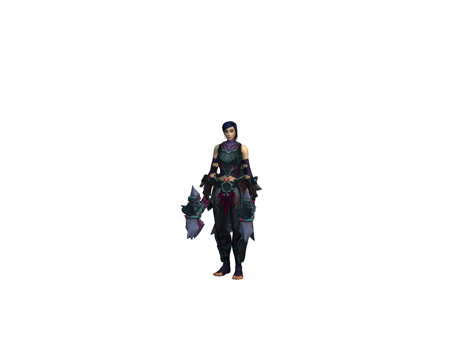 Илаийя 3D character render