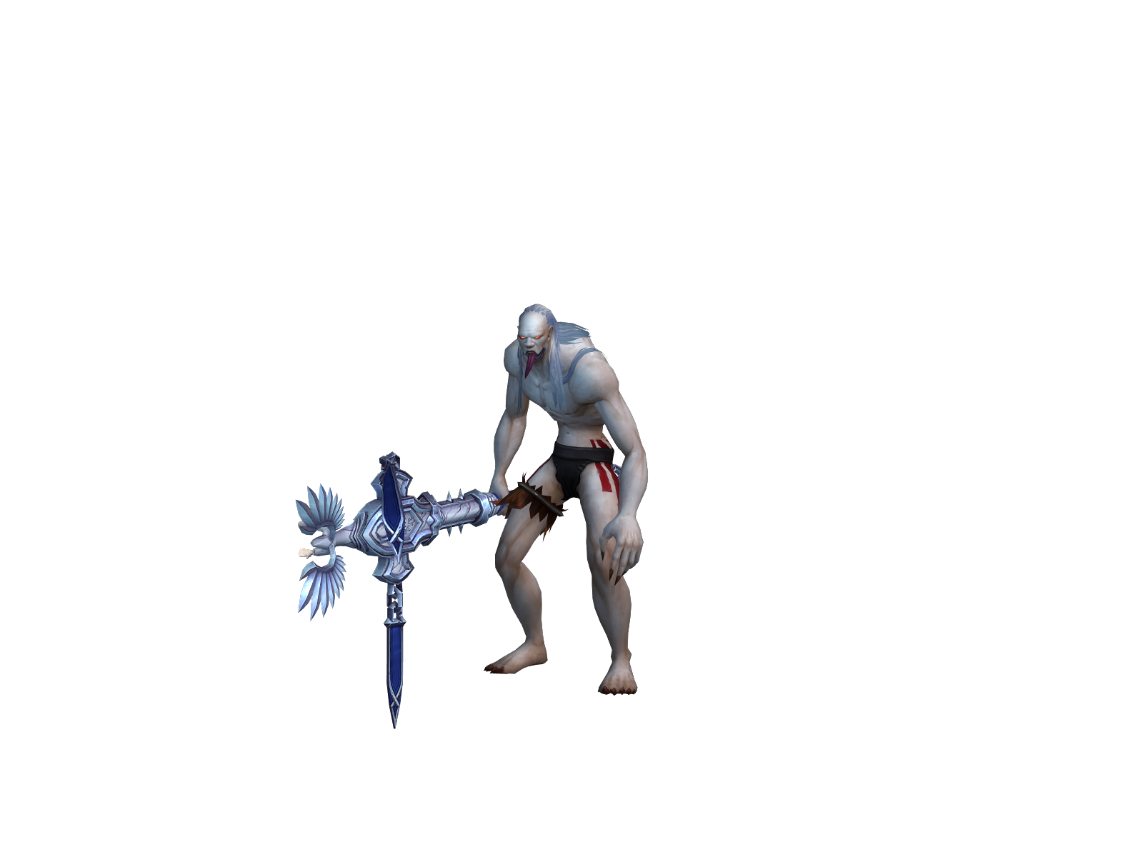 Люба 3D character render