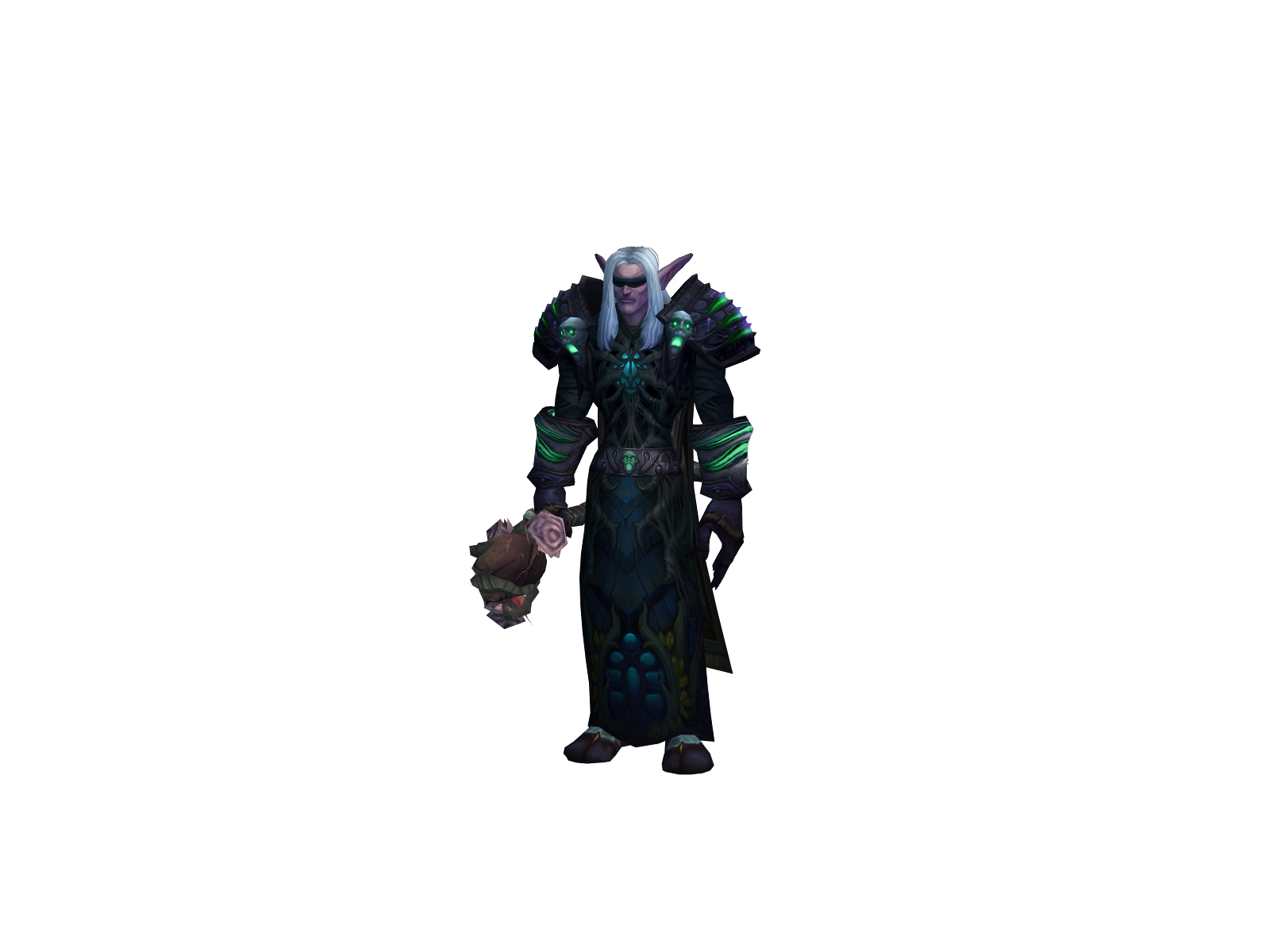 Тугр 3D character render