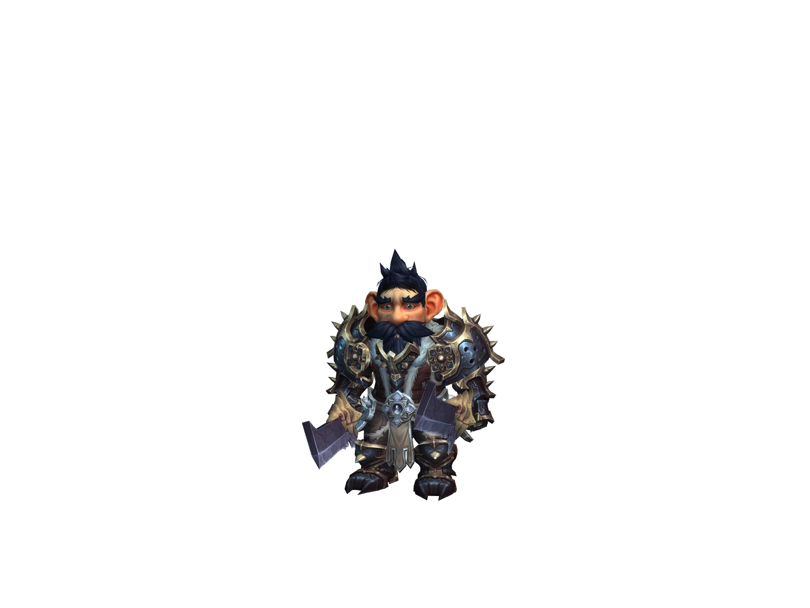 Фурио 3D character render