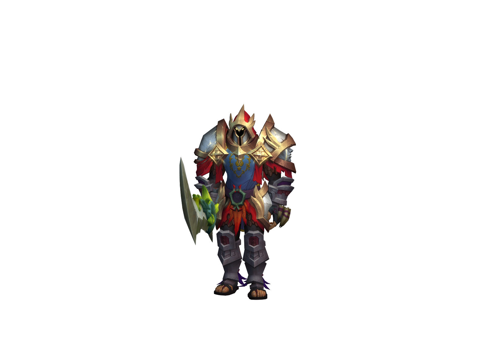Палороид 3D character render