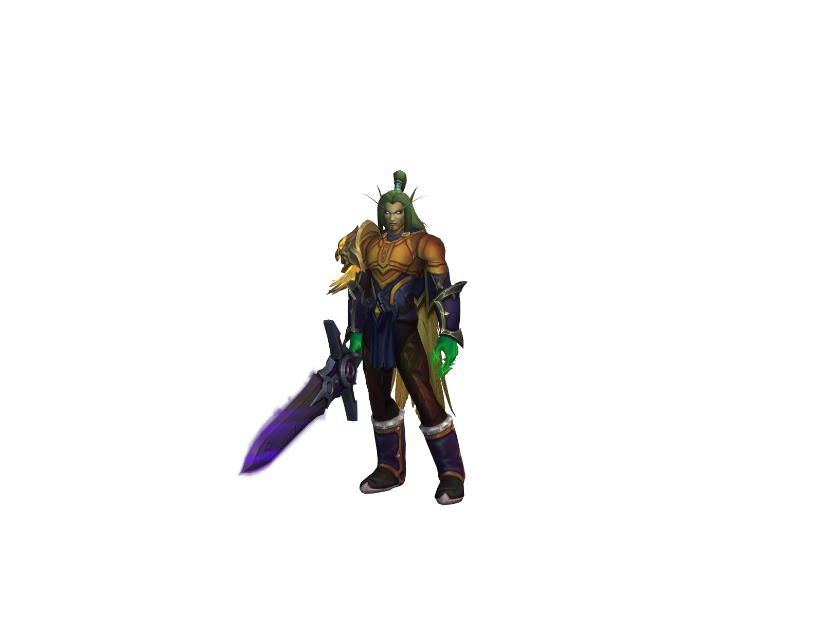 Qon 3D character render