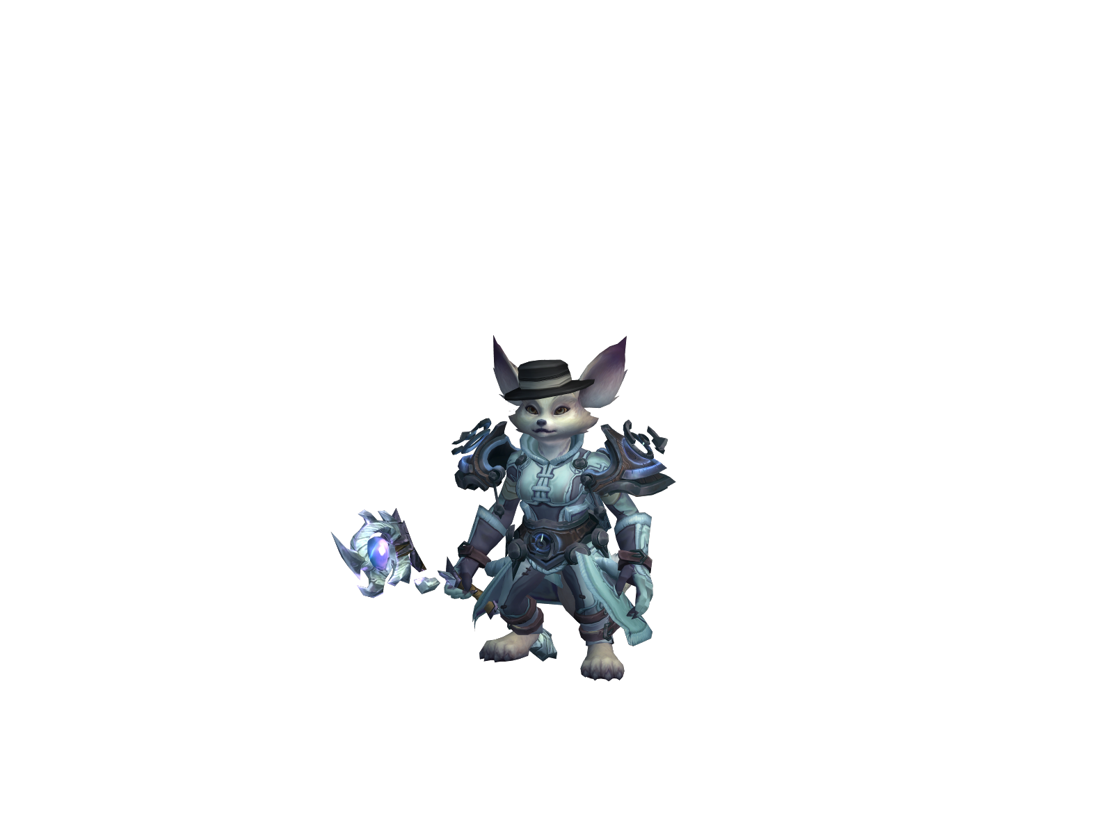 Vulpyra 3D character render