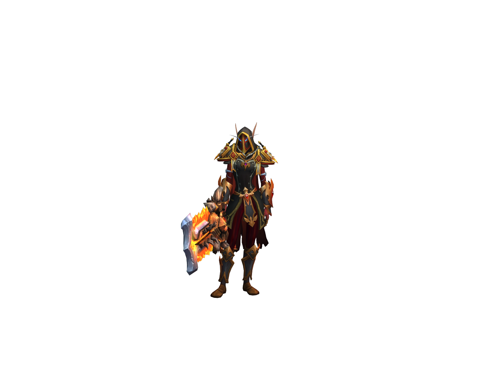 Ponchola 3D character render