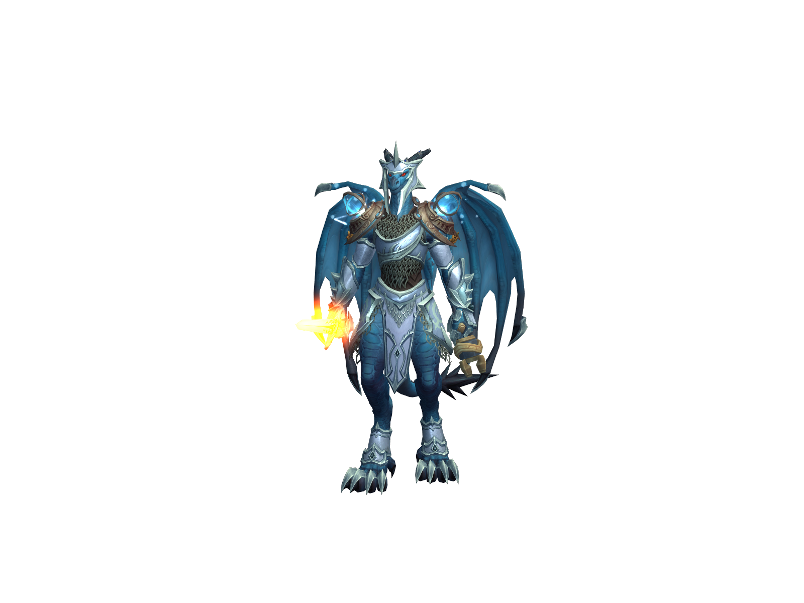 Dractryty 3D character render