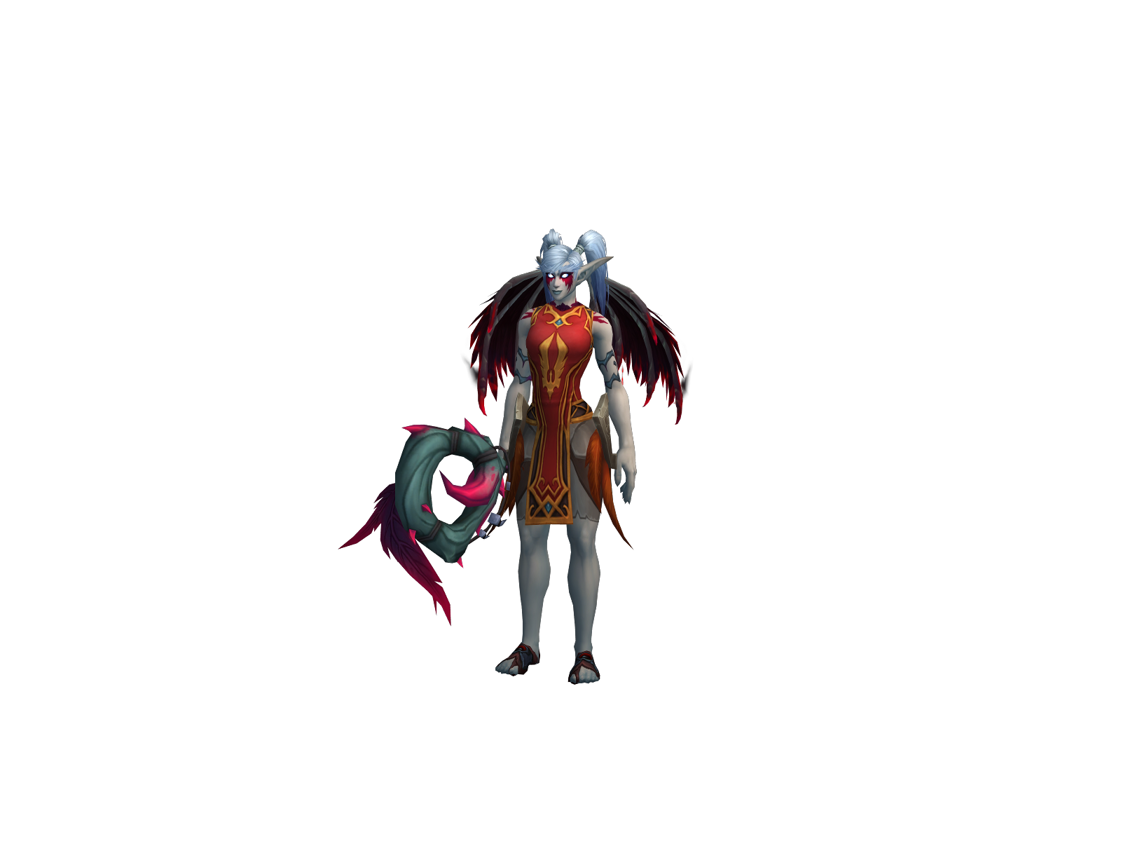 Mosky 3D character render