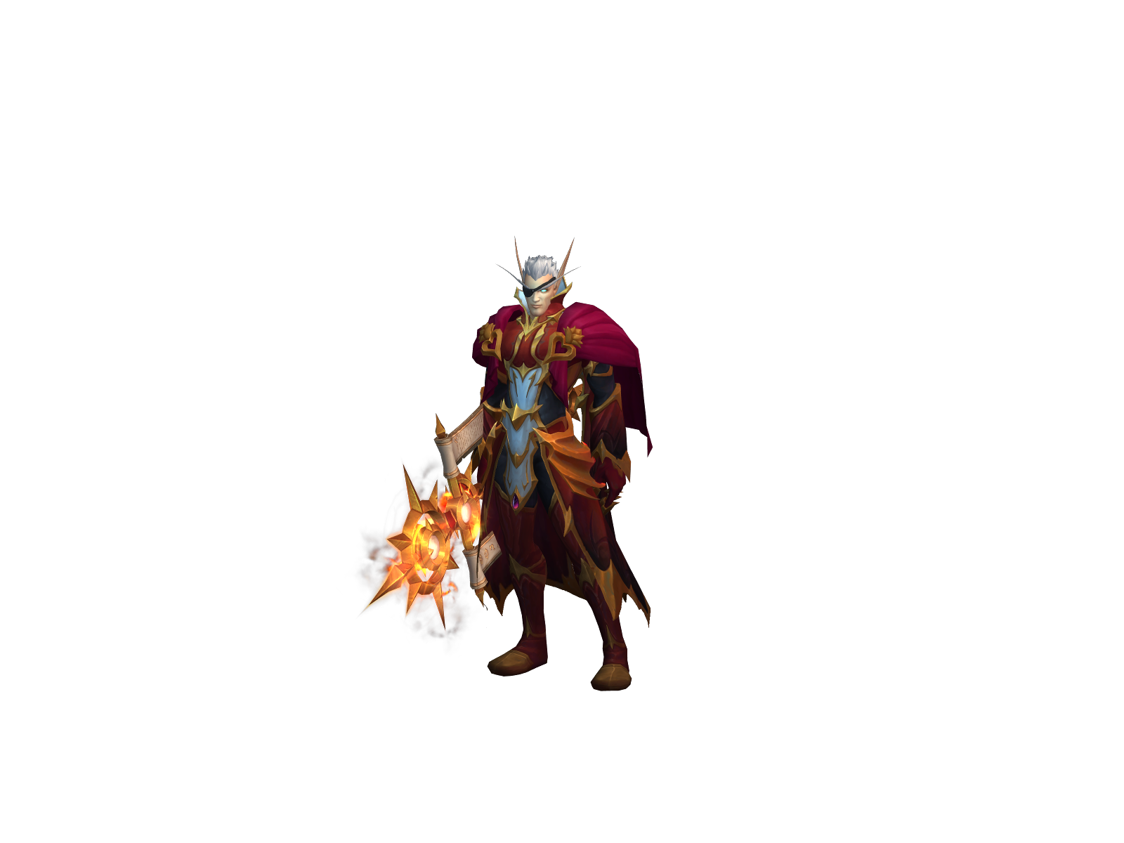 Moonend 3D character render