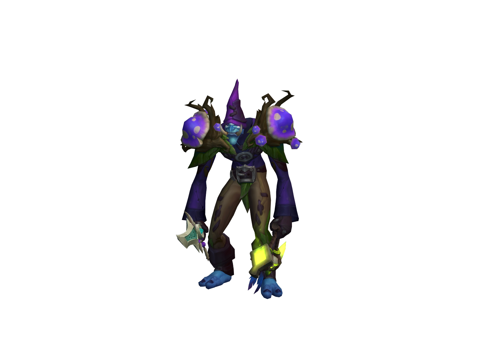 Zumbu 3D character render