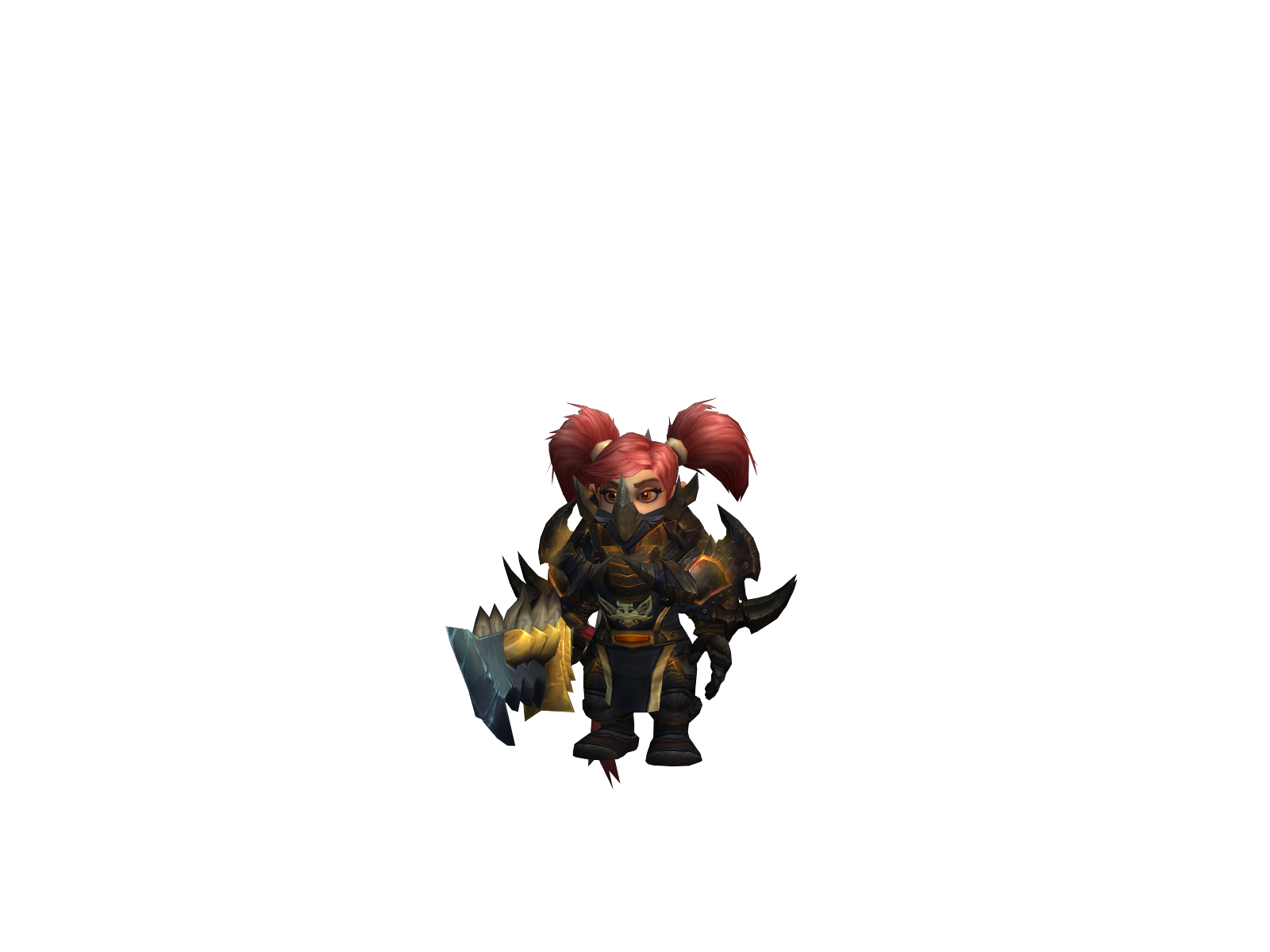 Darkók 3D character render