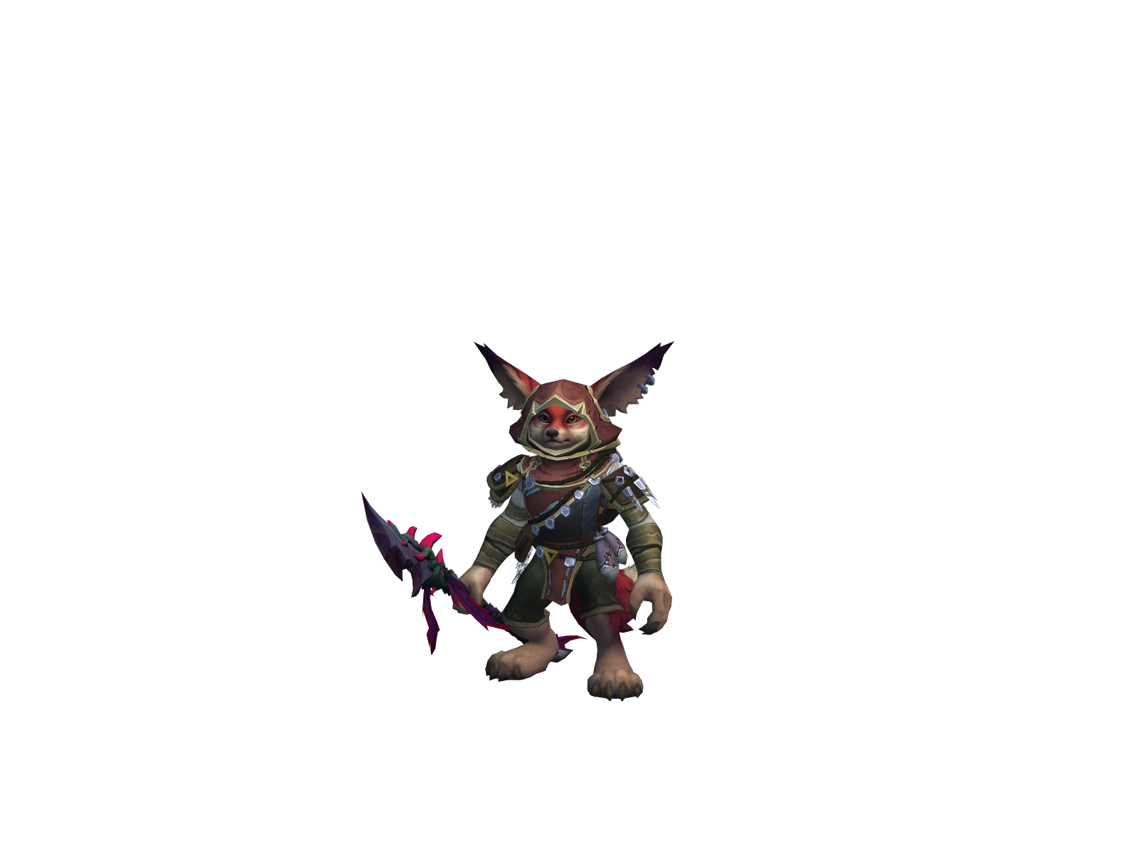 Kurejifari 3D character render