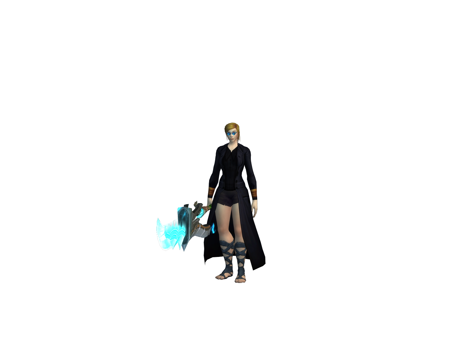 Hildeltic 3D character render