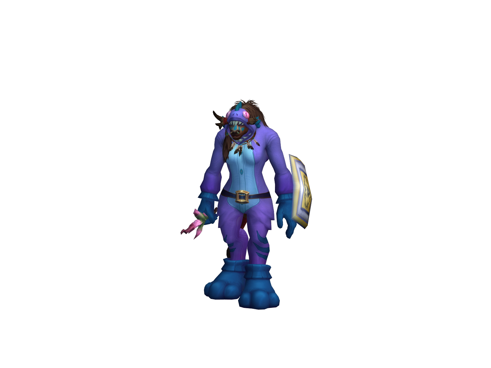 Pipopipopipa 3D character render